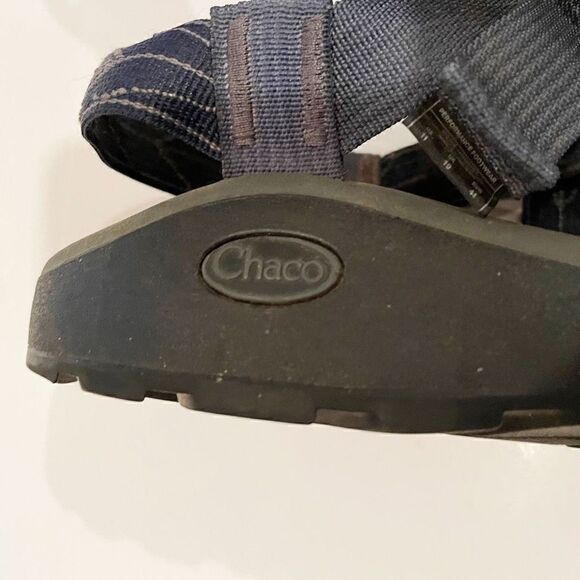 Chaco Mens Sandals Size 11 Water Shoe Adjustable Blue - Picture 5 of 8